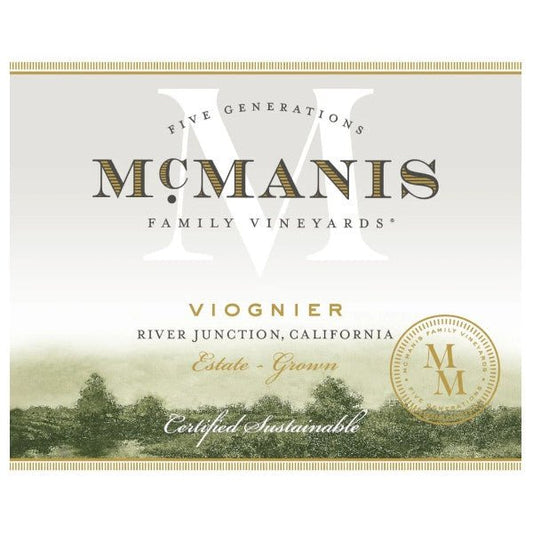 McManis Family Wines Viognier California 750ml - Amsterwine - Wine - McManis