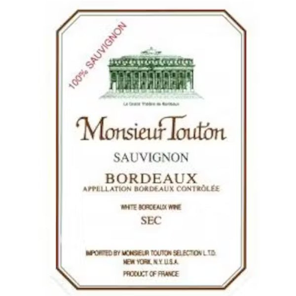 Monsieur Touton Sauvignon Blanc 750ml - Amsterwine - Wine - Monsieur Touton