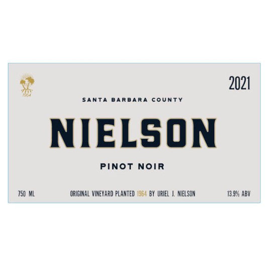 Nielson Pinot Noir Santa Barbara 750ml - Amsterwine - Wine - Nielson