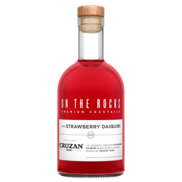 On The Rocks Daiquiri Strawberry Classic Cruzan 375ml - Amsterwine - Spirits - OTR - On the Rocks