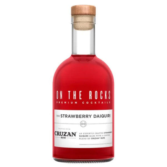 On The Rocks Daiquiri Strawberry Classic Cruzan 375ml - Amsterwine - Spirits - OTR - On the Rocks