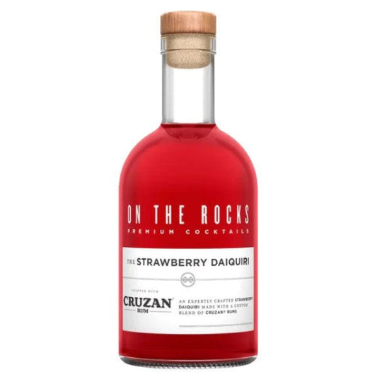 On The Rocks Daiquiri Strawberry Classic Cruzan 750ml - Amsterwine - Spirits - OTR - On the Rocks