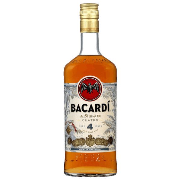 Order Bacardí Anejo Cuatro 4 Year Rum 750ml - Amsterwine - Spirits - Bacardi