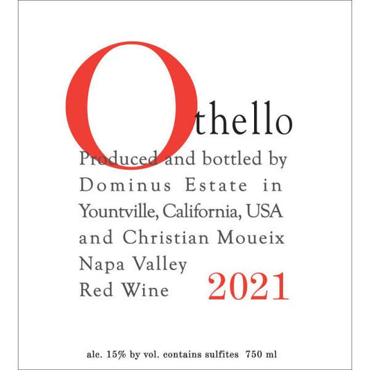 Othello Red By Dominus 750ml - Amsterwine - Napa Cabernet - Dominus