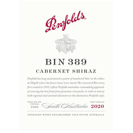 Penfolds Bin 389 Cabernet Shriaz 750ML - Amsterwine - Wine - Penfolds