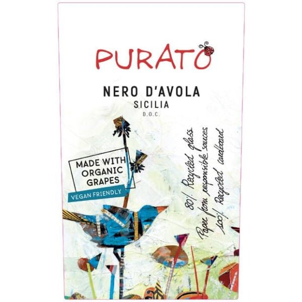 Purato Nero D'avola 750ml - Amsterwine - Wine - Purato