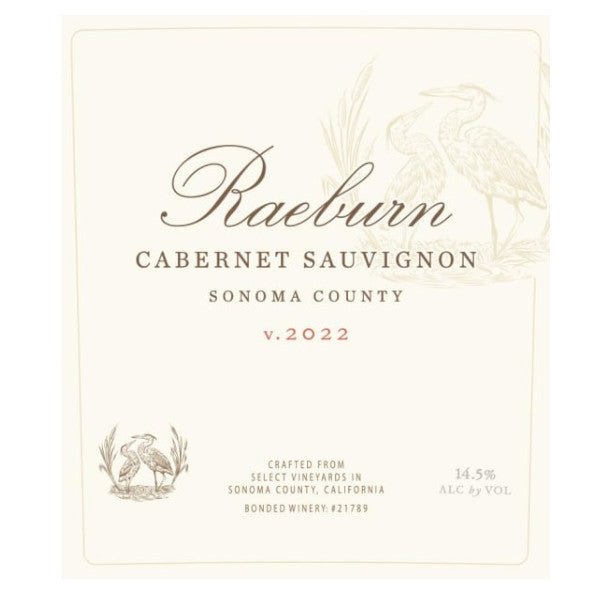 Raeburn Cabernet Sauvignon Sonoma 750ml - Amsterwine - Wine - Raeburn