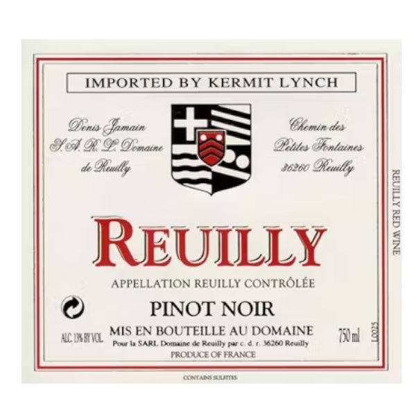 Reuilly Domaine Pinot Noir Rouge 750ML - Amsterwine - Wine - Reuilly Domaine