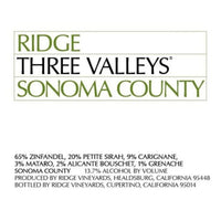Ridge Three Valleys Red Sonoma 750ml