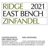 Ridge Zinfandel East Bench 750ml - Amsterwine - Wine - Ridge