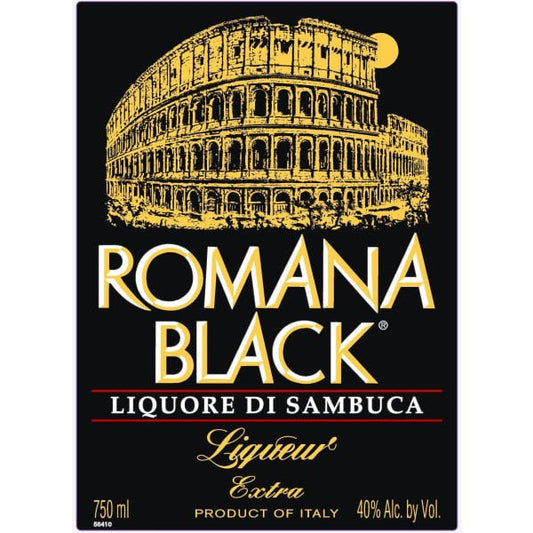 Romana Black Sambuca 750ml - Amsterwine - Spirits - Romana Sambuca