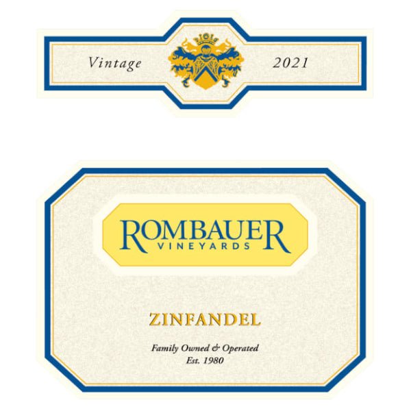 Rombauer Zinfandel Napa Valley 750ml - Amsterwine - Wine - Rombauer