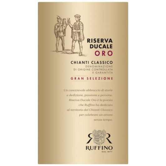 Ruffino Riserva Ducale Oro Chianti Classico 750ml - Amsterwine - Wine - Ruffino