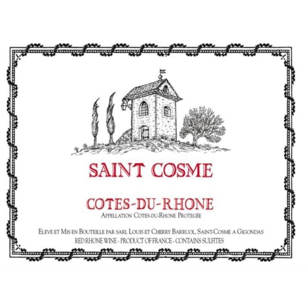 Saint Cosme Cotes du Rhone 750ml - Amsterwine - Wine - Chateau de Saint Cosme