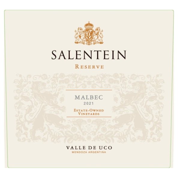 Salentein Malbec Reserva 750ml - Amsterwine - Wine - Salentein