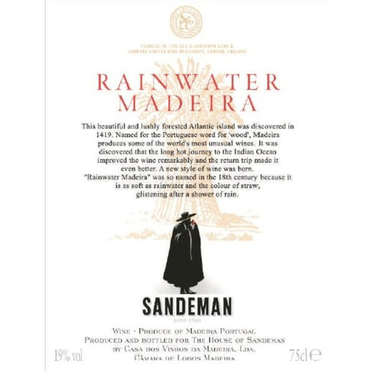 Sandeman Madeira Rainwater 750ml - Amsterwine - Sandeman