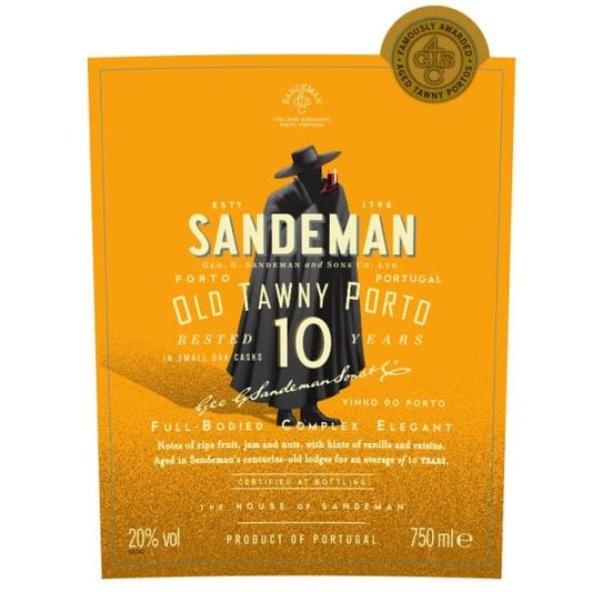Sandeman Tawny Port 10 Year 750ml - Amsterwine - Sandeman