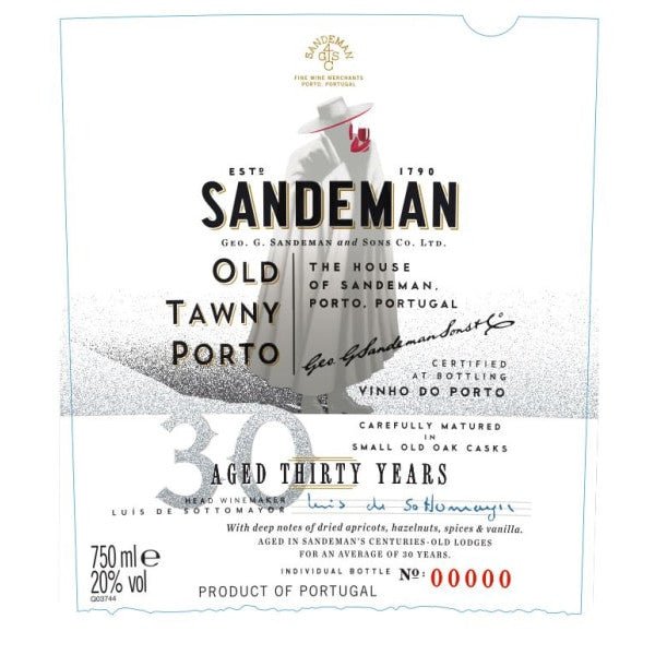 Sandeman Tawny Port 30 Year 750ml - Amsterwine - Sandeman