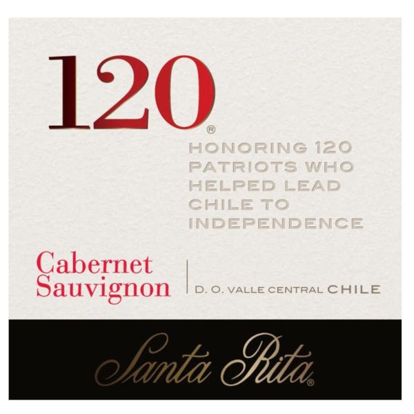 Santa Rita Cabernet Sauvignon 120 750ml - Amsterwine - Wine - Santa Rita