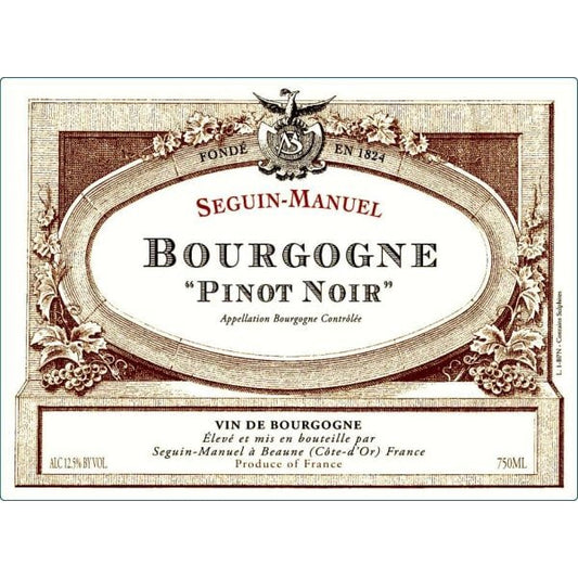 Seguin Manuel Domaine Bourgogne Rouge 750ML - Amsterwine - Wine - Seguin Manuel