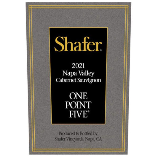 Shafer One Point Five Cabernet Sauvignon 750ml - Amsterwine - Wine - Shafer