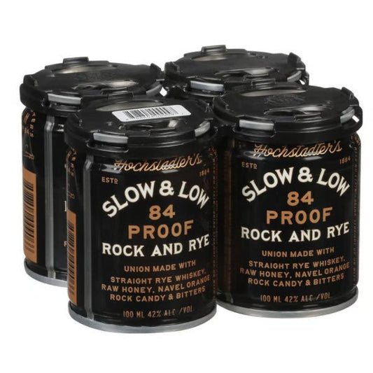 Slow & Low Rock and Rye 100ml x 4 Cans - Amsterwine - Spirits - Slow & Low