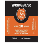 Springbank 10 year single malt 92 proof 700ml - Amsterwine - Spirits - Springbank