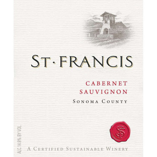 St Francis Cabernet Sauvignon Sonoma 750ml - Amsterwine - Wine - St. Francis