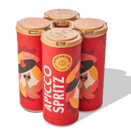 Straightaway Apicco Spritz 250ml x 4 Cans - Amsterwine - Spirits - Straightaway