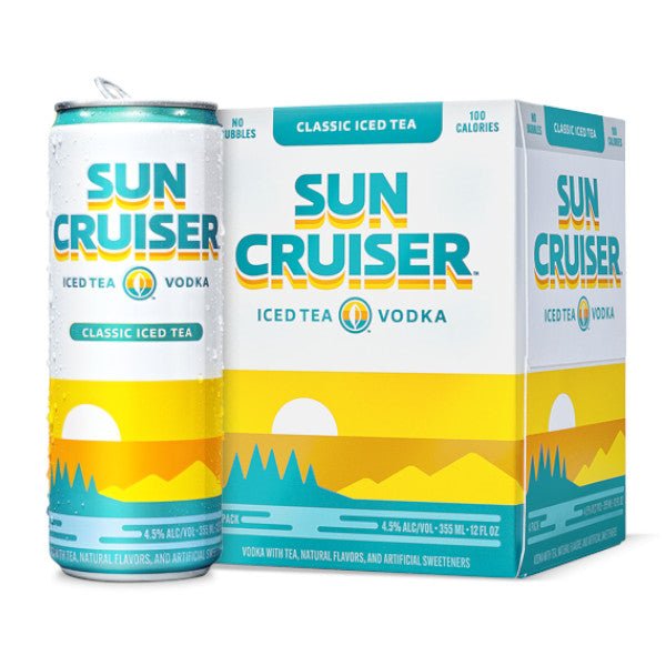 Sun Cruiser Classic Iced Tea Vodka 355ml x 4 Cans - Amsterwine - Spirits - Sun Cruiser