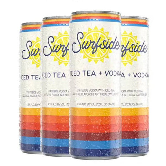 Surfside Iced Tea Vodka 375ml x 4Pkg - Amsterwine - Spirits - Surfside