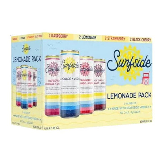 Surfside Lemonade Variety Pack 355ml x 8 Cans - Amsterwine - Spirits - High Noon