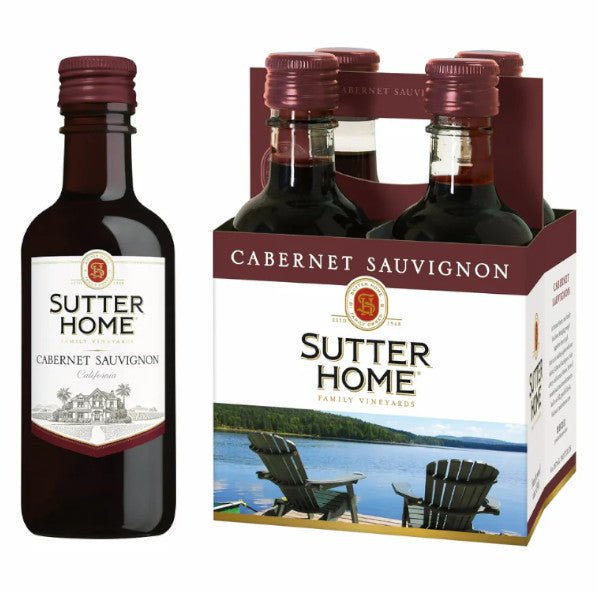 Sutter Home Cabernet Sauvignon 187ml x 4 Packs - Amsterwine - Wine - Sutter Home