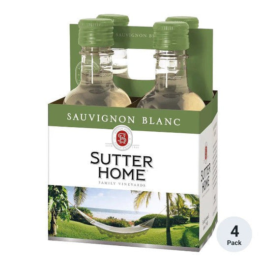 Sutter Home Sauvignon Blanc 187ml x 4 Packs - Amsterwine - Wine - Sutter Home