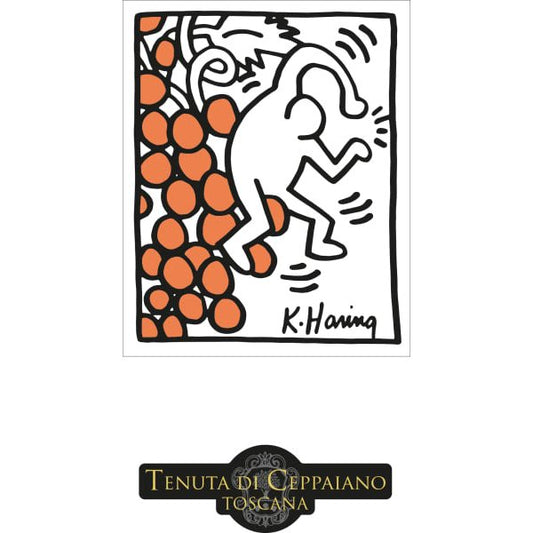 Tenuta di Ceppaiano Keith Haring Red 750ml - Amsterwine - Wine - Tenuta di Cepaiano