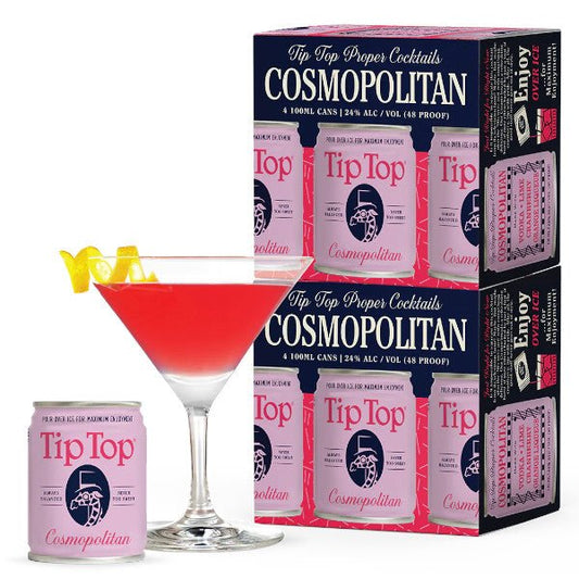 Tip Top Cosmopolitan 4pk x 100ml - Amsterwine - Spirits - Tip Top