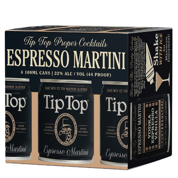 Tip Top Espresso Margarita 4pk x 100ml - Amsterwine - Spirits - Tip Top