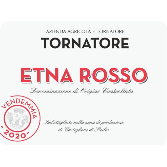 Tornatore Etna Rosso 750ml - Amsterwine - Wine - Tornatore