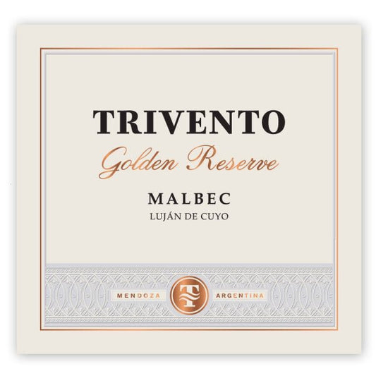 Trivento Malbec Golden Reserve 750ml - Amsterwine - Wine - Trivento