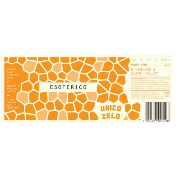 Unico Zelo Esoterico (Orange Wine) 750ML - Amsterwine - Wine - Unico