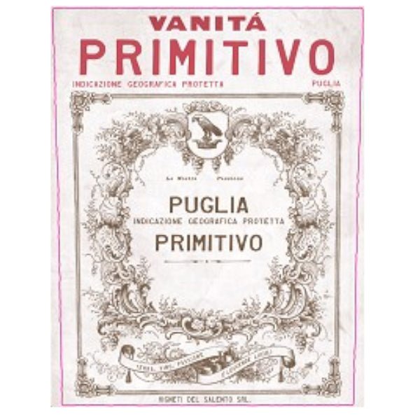 Vanita Puglia Primitivo 750ml - Amsterwine - Wine - Vanita