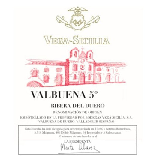 Vega Sicilia Valbuena 750ml - Amsterwine - Wine - Bodegas Protos
