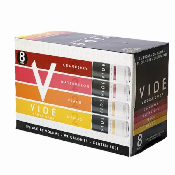 VIDE Cocktail Vodka Soda Variety Pack 355ml x 8 Cans - Amsterwine - Spirits - VIDE