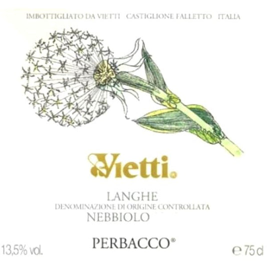 Vietti Nebbiolo Langhe Perbacco 750ml - Amsterwine - Wine - Vietti