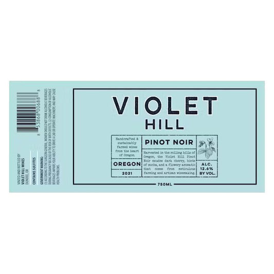 Violet Hill Pinot Noir 750ML - Amsterwine - Wine - Violet Hill