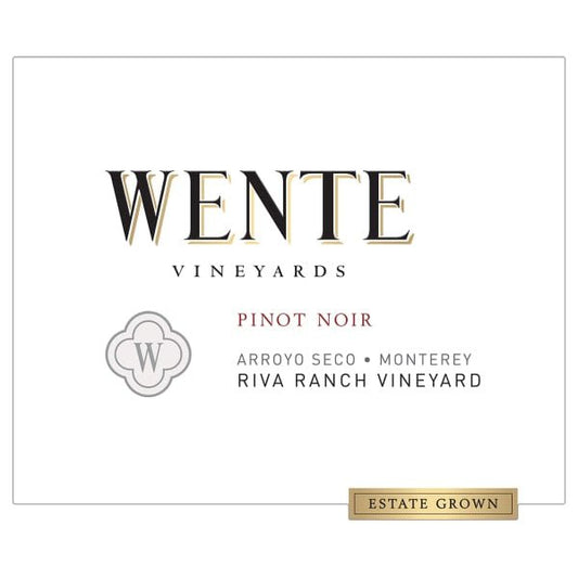 Wente Pinot Noir Riva Ranch 750ml - Amsterwine - Wine - Wente