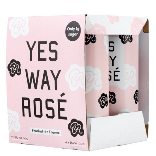 Yes Way Rose CAN 250ml x 4 Cans - Amsterwine - Wine - Yes Way