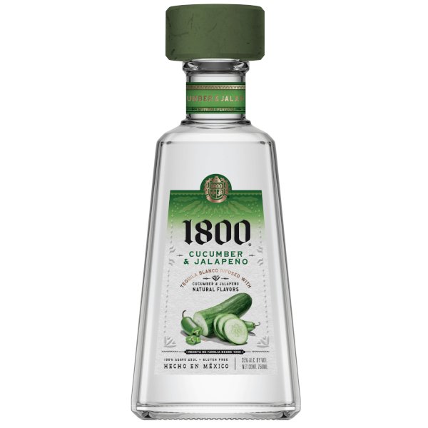 1800 Cucumber Jalapeno Tequila 750ml - Amsterwine - Spirits - 1800 Tequila