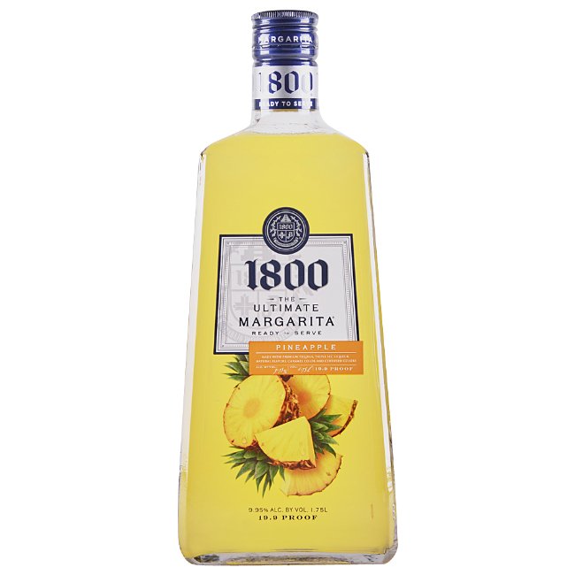 1800 Tequila Ultimate Margarita Pineapple 1.75L - Amsterwine - Spirits - 1800 Tequila