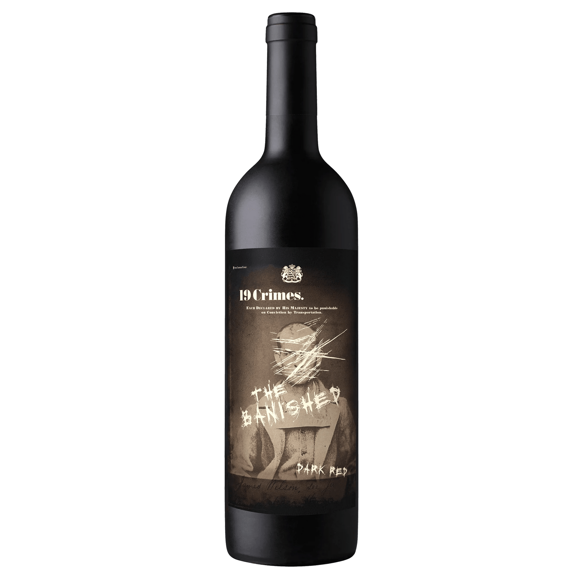 19 Crimes The Banished Dark Red 750ml - Amsterwine - Wine - 19 Crimes